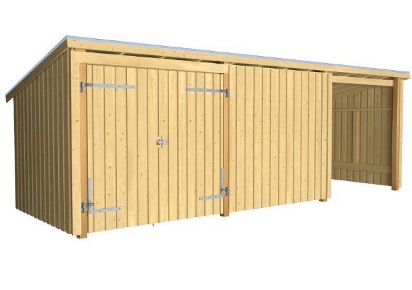 PLUS Nordic Multi Hagehus 14 m²