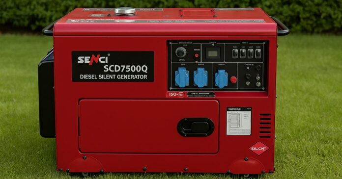 senci-silent-sc7500q-dieselaggregat SENCI Silent SC7500Q Dieselaggregat 4,8 KW 1-fase