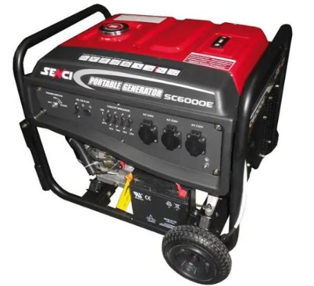 Strømaggregat, 5,0kW bensin