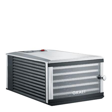 Graef - Dehydrator DA506 6 plater stål/svart