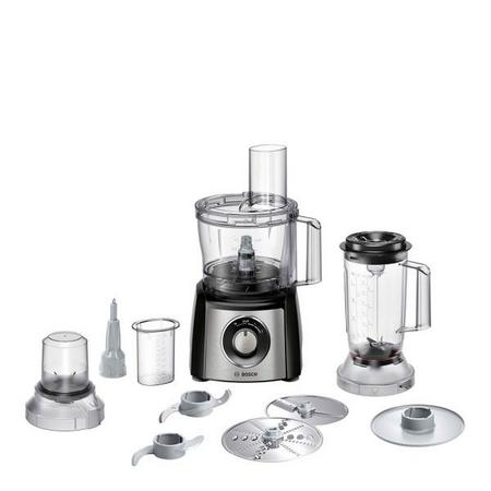 Bosch - MultiTalent 3 foodprocessor 2,3 L svart Børstet rustfritt stål