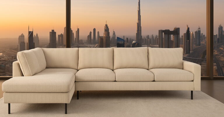 Scandinavian Choice Peppe 4-seters Venstrevendt L-formet Sjeselongsofa i Manchester