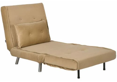 Sovesofa Fløyelsbrun med Sengefunksjon