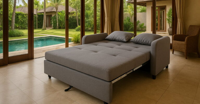 Sovesofa med oppbevaringsplass