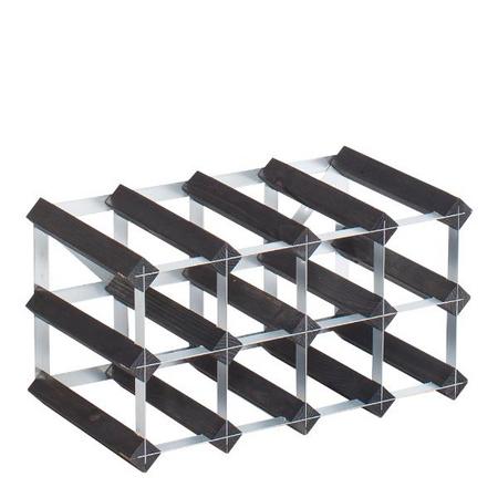 The Swedish Wine Rack Factory - Vinstativ 12 flasker svart ask
