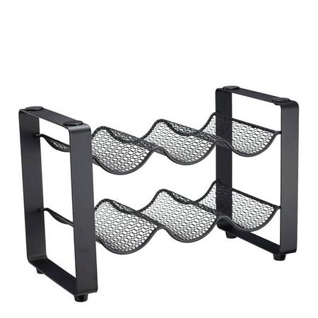 Modern House - WineNest vinstativ 6 flasker svart