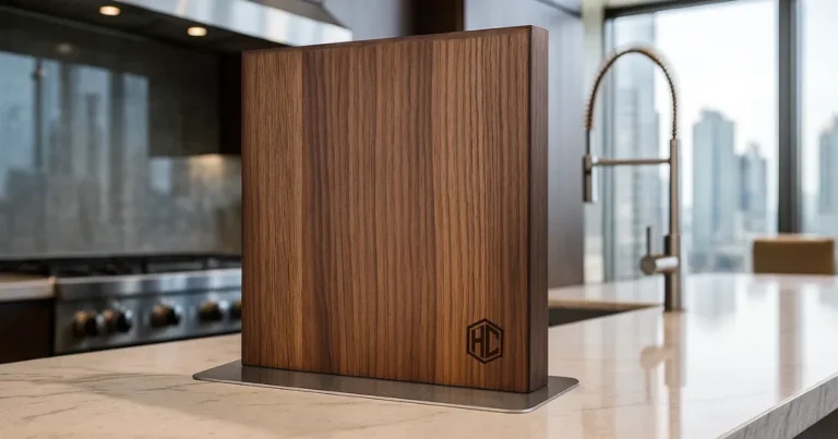 Hexclad - Knivblokk 23 cm valnøtt