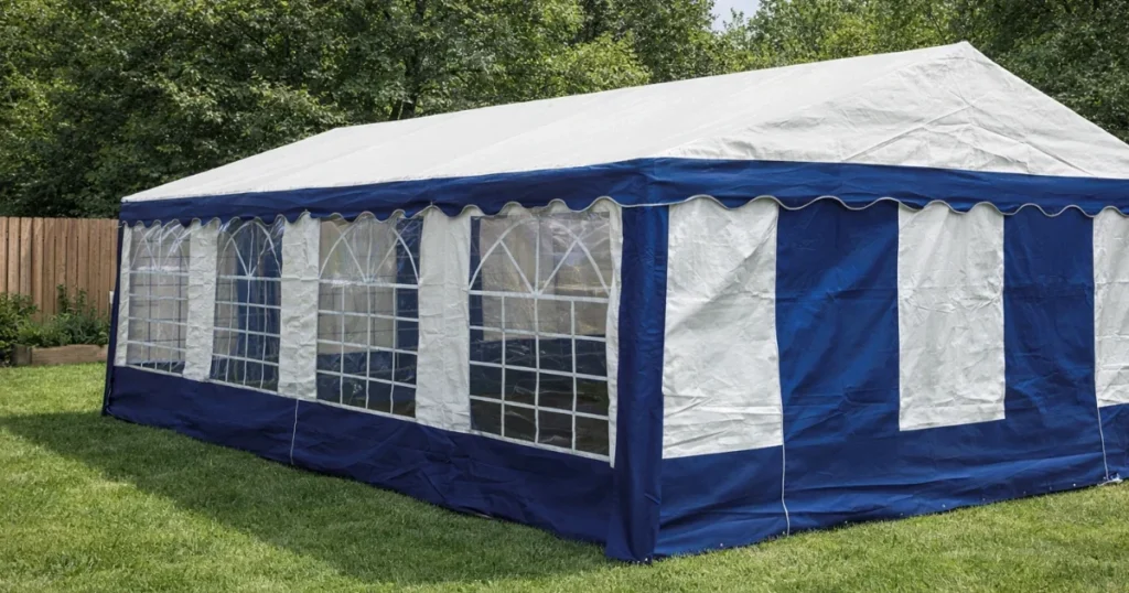 Test av Partytelt 5 x 8 meter