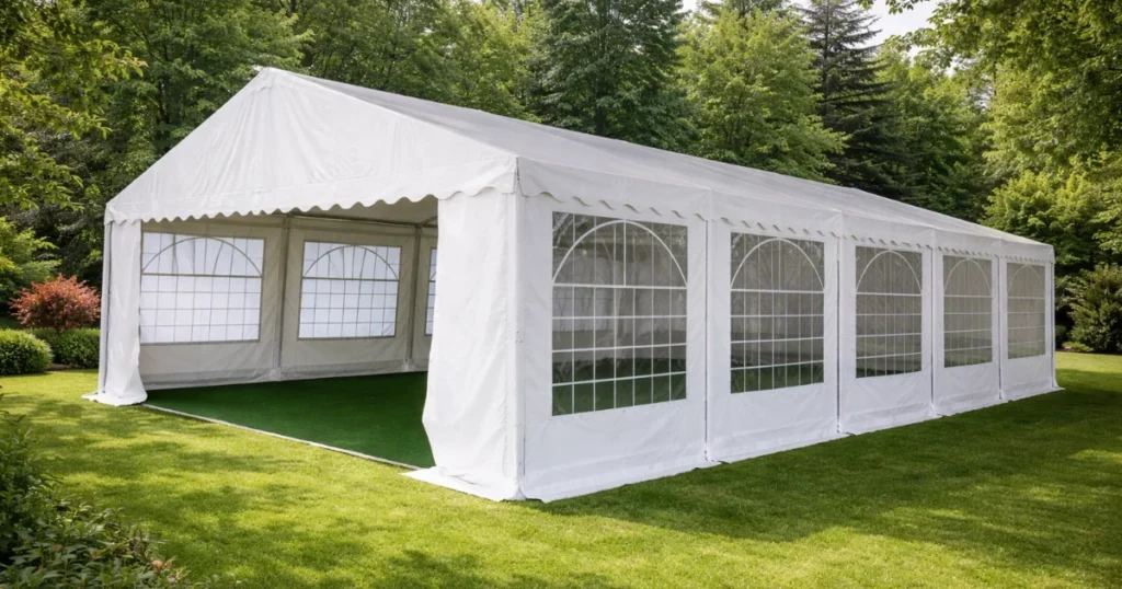 Test av Partytelt 6 x 12 meter