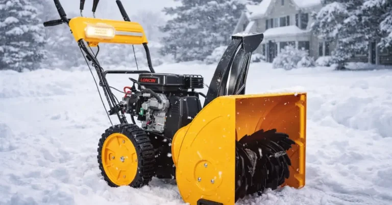 Test av Snøfreser 61cm arbeidsbredde 196 cc motor