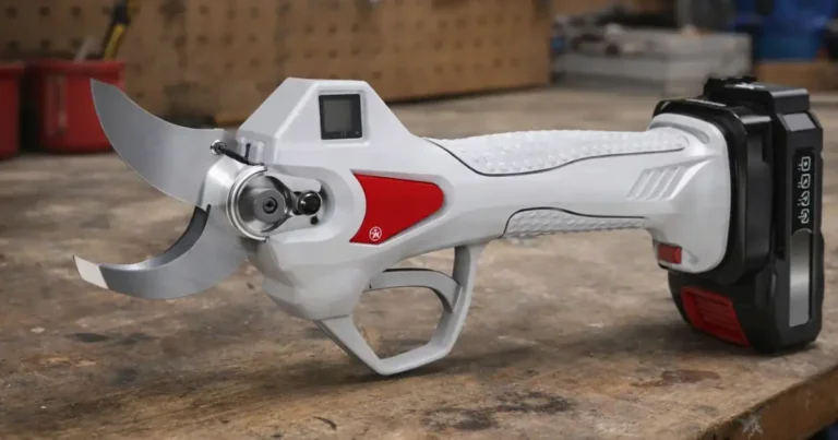 Test av Elektrisk grensaks med 20V batteri og lader