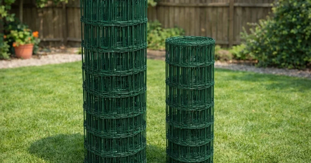 Test av Hagegjerde PVC-belagt