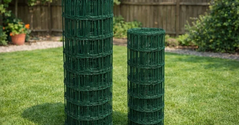 Test av Hagegjerde PVC-belagt