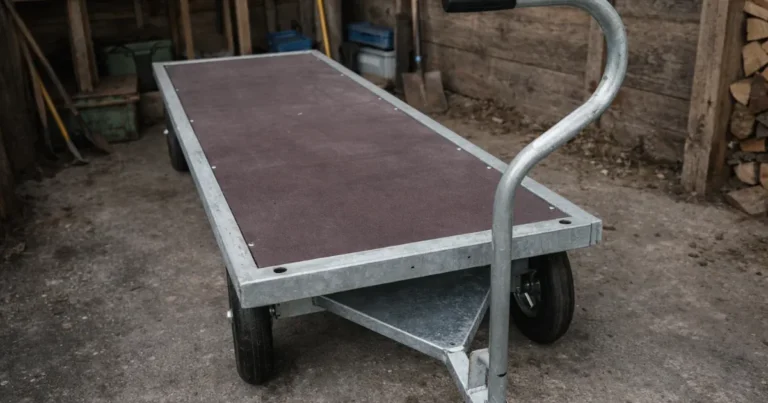 Test av Stall-/fjøs vogn