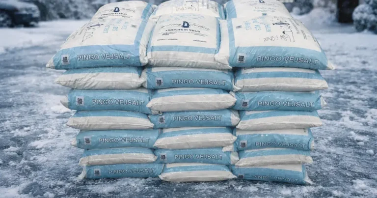 Test av Veisalt hel palle 1050kg