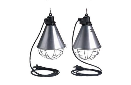 Varmelampe med sparebryter og 5 meter kabel,