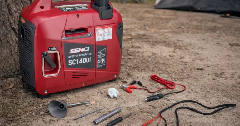 Test av Inverteraggregat bensin SC1400i 1,2 kW 1-fase