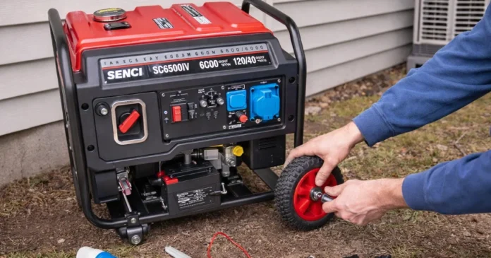 Test av Inverteraggregat bensin SC6500I-YB 6,4 kW 1-faset