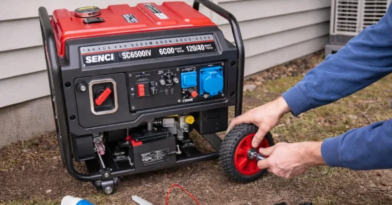 Test av Inverteraggregat bensin SC6500I-YB 6,4 kW 1-faset