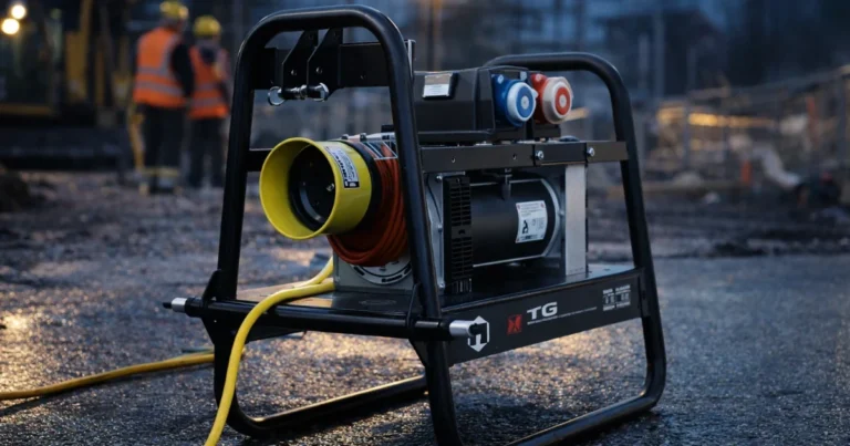 Test av KGK kraftuttaksgenerator TG30/15 AVR
