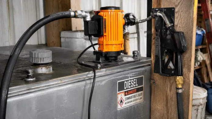 test-av-dieselpumpe-230v Test av Dieselpumpe 230 V