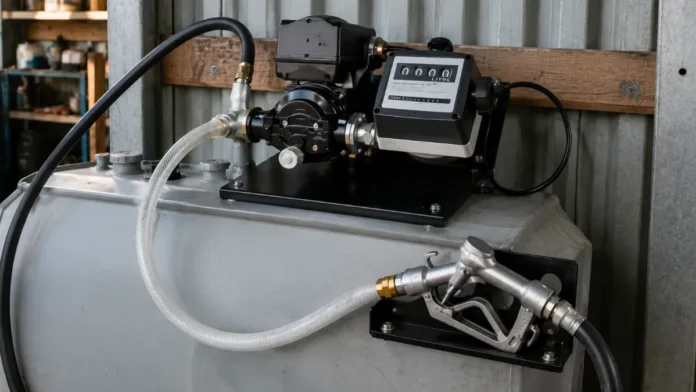 test-av-dieselpumpesett Test av Dieselpumpesett