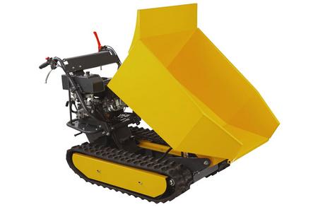Minidumper med belter og 500kg lastekapasitet
