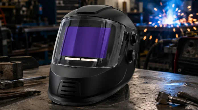 test-av-viper-sveisehjelm-med-socellepanel-diesella Test av Viper Sveisehjelm med solcellepanel - Diesella