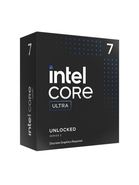 Intel Core Ultra 7 265KF Arrow Lake-S Prosessor/CPU - 20 kjerner - 3.9 GHz - Intel LGA1851 - Intel Boxed (uten kjøler)