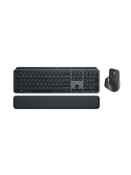 Logitech MX Keys S Combo Graphite - ND - Tastatur - Nordisk - Svart