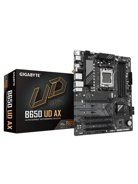 GIGABYTE B650 UD AX Hovedkort - AMD B650 - AMD AM5 - DDR5 RAM - ATX