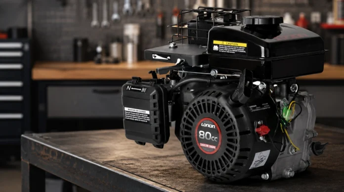 test-av-loncin-motor-lc148f-25hk-80cc Test av Motor LC148F 2,5 HK 80cc Loncin