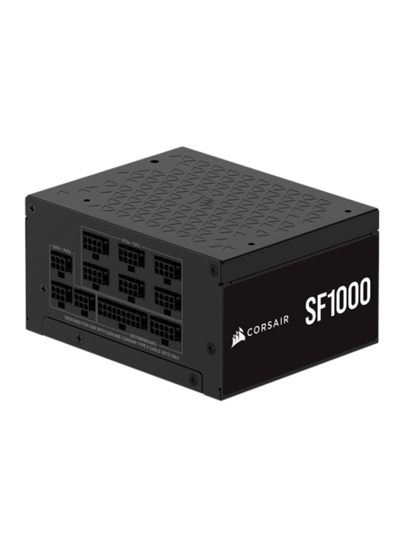 Corsair SF Series SF1000 (2024) Strømforsyning (PSU) - 1000 Watt - 92 mm - ATX 3.1 - 80 Plus Platinum sertifisert