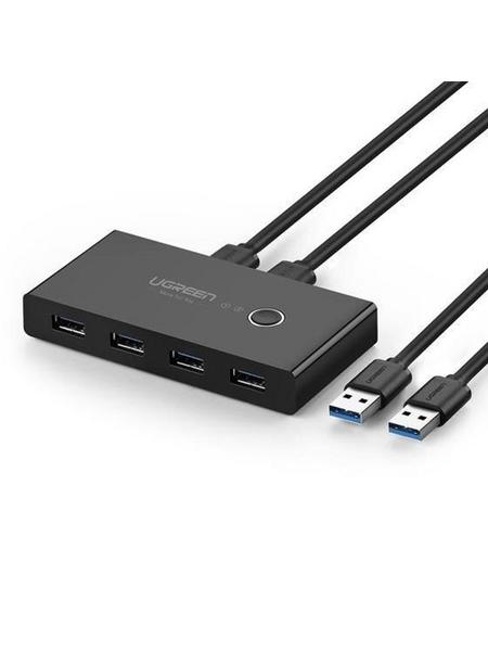 UGREEN switch box HUB switch 4x USB 3.2 Gen 1 USB splitter for two computers black (US216 30768) USB-hub - USB 3.2