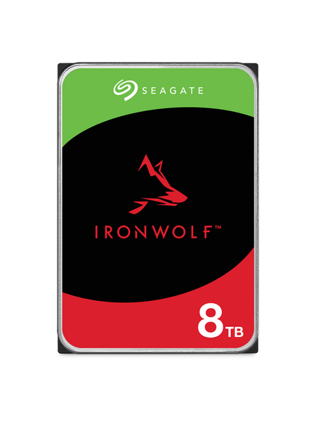 Seagate IronWolf - 8TB - Harddisk - ST8000VN004 - SATA-600 - 3.5