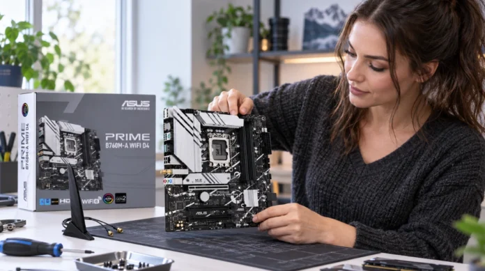 test-av-asus-prime-b760ma-wifi-d4-hovedkort Test av ASUS PRIME B760M-A WIFI D4 (V2) Hovedkort - Intel B760 - Intel LGA1700 - DDR4 RAM - Micro-ATX