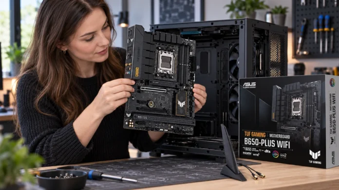 test-av-asus-tuf-gaming-b650-plus-wifi-hovedkort Test av ASUS TUF GAMING B650-PLUS WIFI Hovedkort - AMD B650 - AMD AM5 - DDR5 RAM - ATX