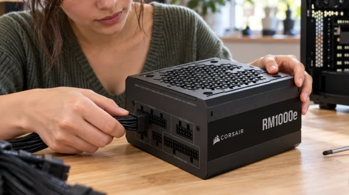 test-av-corsair-rme-series-rm1000e Test av Corsair RMe Series RM1000e (2025) Strømforsyning (PSU) - 1000 Watt