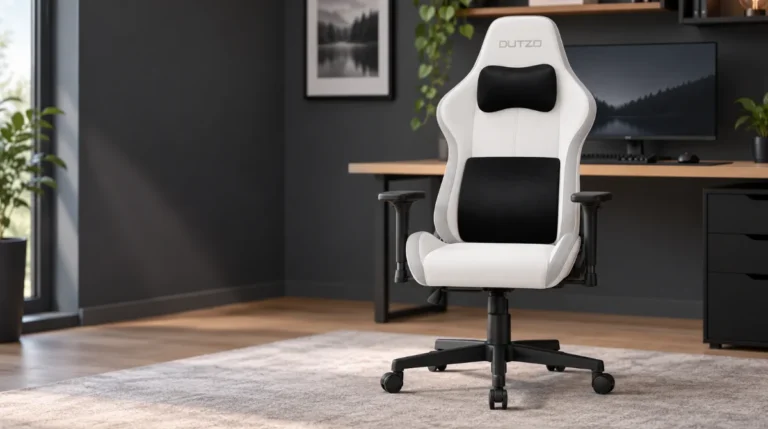 Test av DUTZO Korsrygg- og nakkepute sett til gamingstoler