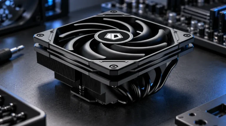 Test av ID-Cooling IS-55 BLACK - CPU Luftkjøler - Max 32 dBA