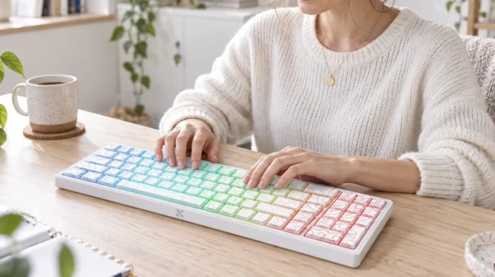 Test av Keychron K8 MAX QMK/VIA Wireless Tri-Mode - Super Red - Gamingtastatur