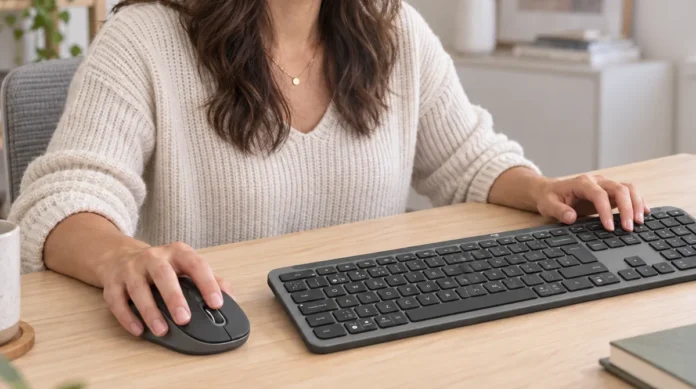 test-av-logitech-signature-slim-combo-mk950 Test av Logitech Signature Slim Combo MK950 - Graphite - Tastatur & Mussett - Nordisk - Grå