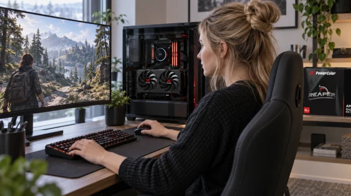 test-av-powercolor-radeon-rx-9060-xt-reaper-16gb Test av PowerColor Radeon RX 9060 XT Reaper - 16GB GDDR6 RAM - Grafikkort
