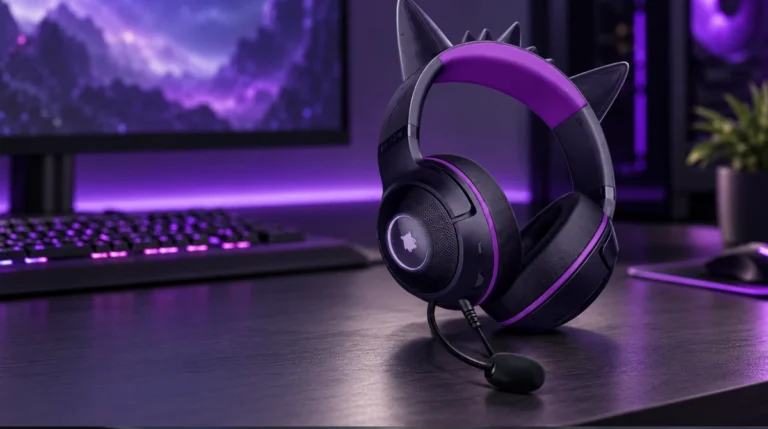 Test av Razer Kraken Kitty V2 - Pokémon Gengar Edition