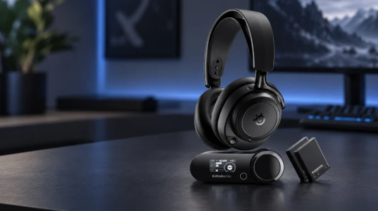 Test av SteelSeries Arctis Nova Elite Obsidian Black - High-end Gaming Headset - Svart