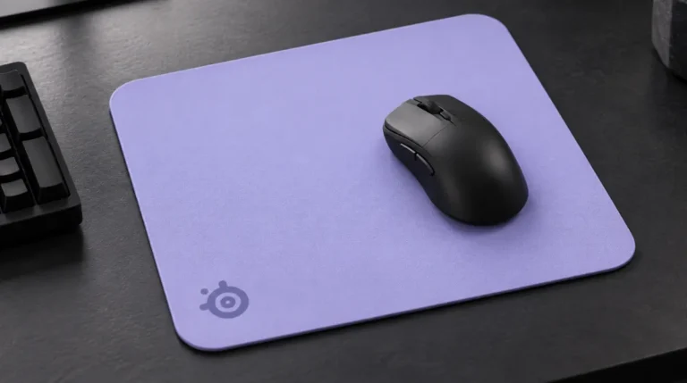 Test av SteelSeries QcK Medium Lavender