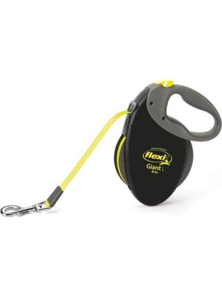 Flexi flexi leash giant l 8m tape black/neon yellow max 50kg (600.