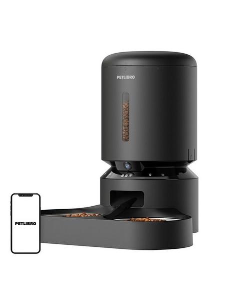 Petlibro Granary Camera Food Dispenser with Double Bowl 5L Black