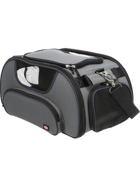 Trixie Wings airline carrier 28 × 23 × 46 cm grey/blue