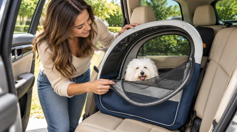 Test av PETSAFE petsafe happy ride sammenleggbar transportveske til reiser 69